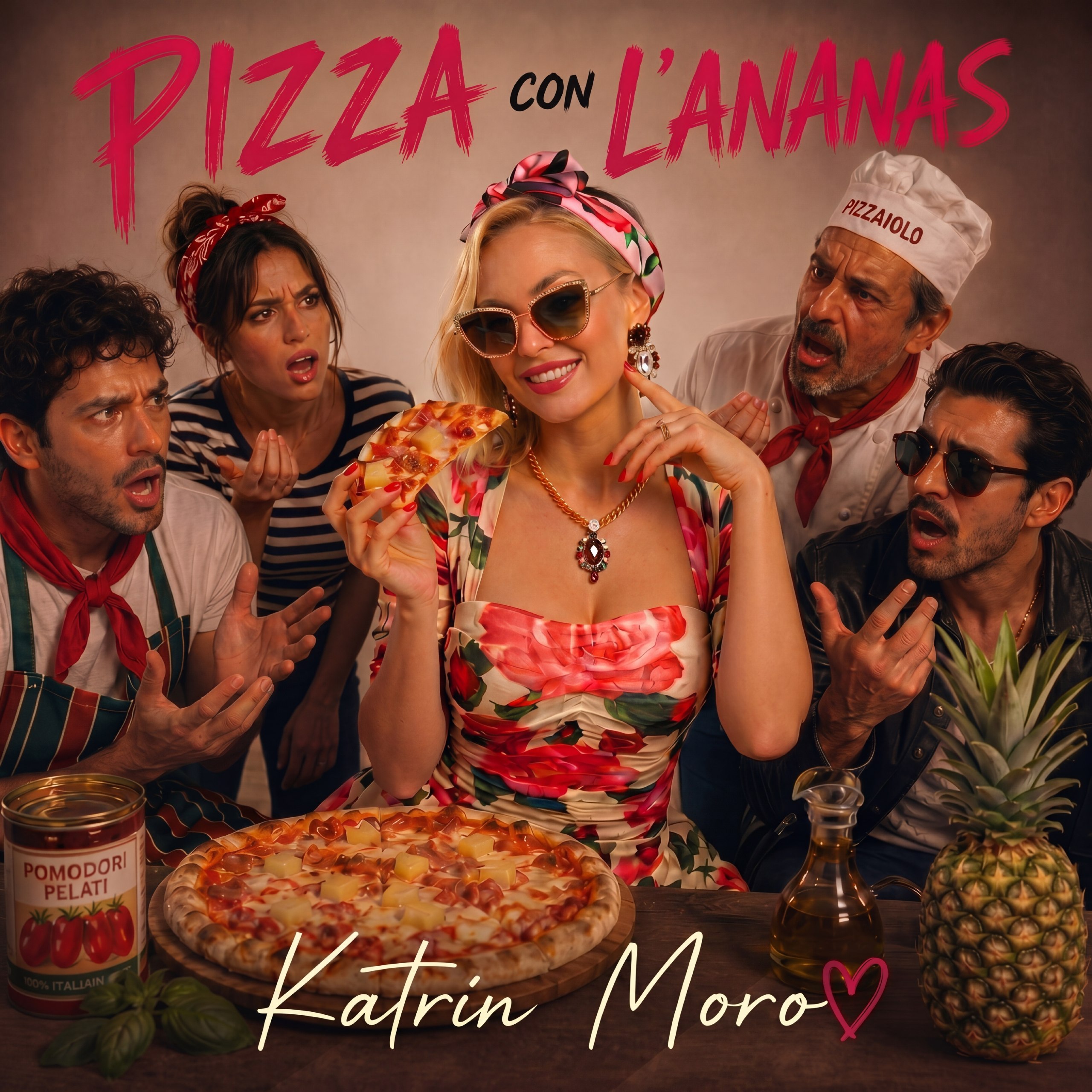 Cover di Pizza con l'ananas